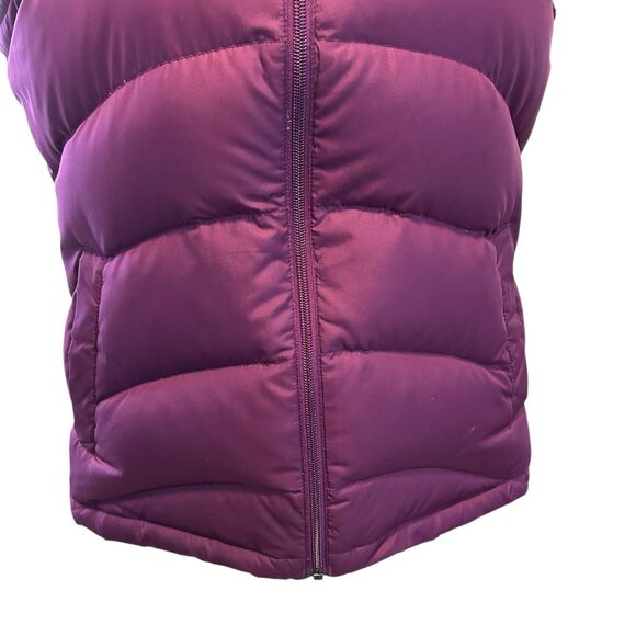 Lands End Women's Down Puffer Vest Size Small Dark Mulberry Lightweight - Picture 3 of 10